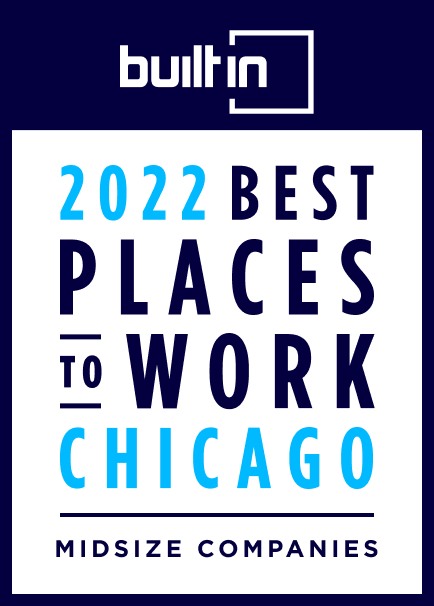Award Image for 2022 Best Places to Work in Chicago Midsize Company