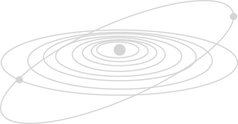 Icon of orbiting rings